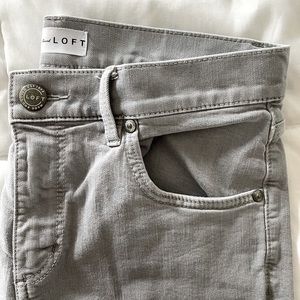 Loft Modern Skinny Ankle pants - Gray